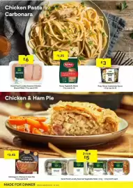 SuperValu leaflet Page 4: Chicken Pasta Carbonara FOO IRISH CHICKEN BREAST FILLETS £1.25 £6 Good Food Locally Sourced