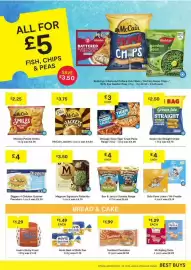 SuperValu leaflet Page 7: Ben & Jerry's Sundae Range €4,00, McCain jackets €3,75