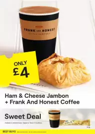 SuperValu leaflet Page 8: Ham & Cheese Jambon + Frank And Honest Coffee €4,00