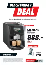 MediaMarkt Prospekt Seite 14: SIEMENS Reinigungset für Kaffeevollautomaten €27,99, SIEMENS TP723E09 Kaffeevollautomat €888,00
