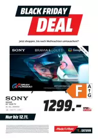 MediaMarkt Prospekt Seite 22: SONY K65A65 65" OLED TV €1.299,00