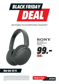 MediaMarkt Prospekt Seite 24: SONY WH-CH735N Over-Ear Bluetooth Kopfhörer €99,00