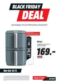 MediaMarkt Prospekt Seite 3: NINJA SL500EU Double Stack XL Heißluftfritteuse €169,00