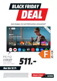 MediaMarkt Prospekt Seite 31: PEAQ PTV 65GQU-5025C 65" QLED UHD TV €511,00