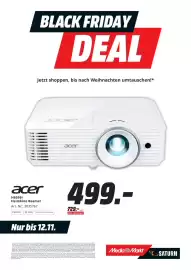 MediaMarkt Prospekt Seite 32: Acer H6556i Heimkino Beamer €499,00