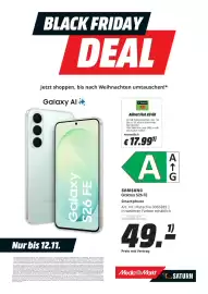 MediaMarkt Prospekt Seite 35: SAMSUNG Galaxy S26 FE Smartphone €49,00