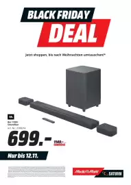 MediaMarkt Prospekt Seite 36: JBL Bar 1000 Soundbar €699,00