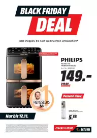 MediaMarkt Prospekt Seite 5: KOENIC Glas-Sprühflasche für Essig und Öl €5,55, PHILIPS NA 462/70 Heißluftfritteuse €149,00