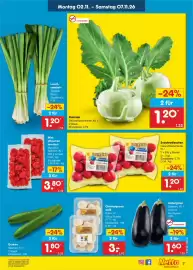 Netto Marken-Discount Prospekt woche 45 Seite 11: Kohlrabi €1,20, Auberginen €1,60