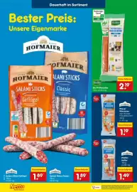 Netto Marken-Discount Prospekt woche 45 Seite 18: HOFMAIER Wiener Würstchen €1,19, Bio Pfefferbeißer €2,19