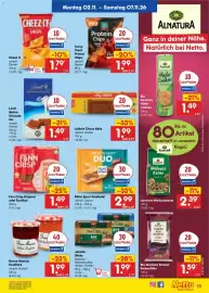 Netto Marken-Discount Prospekt woche 45 Seite 25: Jacobs Sticks €1,99, Ritter Sport Großtafel €2,99