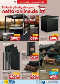 Netto Marken-Discount Prospekt woche 45 Seite 44: JUSKYS Gasheizung GS42US €69,99, JUSKYS WPC Sichtschutzzaun €499,99