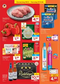 Netto Marken-Discount Prospekt woche 45 Seite 47: Gutes Land Gouda Reibekäse €1,49, CLARKYS Pistazien €3,59