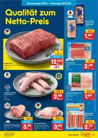 Netto Marken-Discount Prospekt woche 45 Seite 51: Rinder-Brust €12,90, NORMA'S Landschinken €2,49