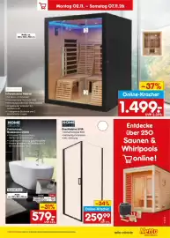 Netto Marken-Discount Prospekt woche 45 Seite 65: Duschkabine LIVIA €259,99, HOME DELUXE Freistehende Badewanne CODO €579,00