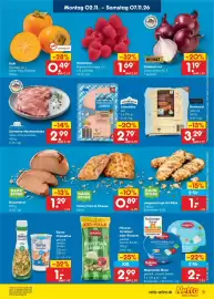 Netto Marken-Discount Prospekt woche 45 Seite 7: HOFMAIER Leberkäse €2,79, Himbeeren €1,69