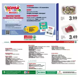 Volantino Despar settimana 43 Pagina 27: Bistecca di tonno pinne gialle €3,49, Insalata di polpo e sedano €3,99