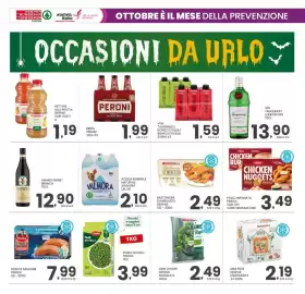 Volantino Despar settimana 43 Pagina 4: Pollo impanato Findus €3,49, Piselli novelli Findus €3,99