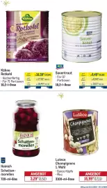 METRO Prospekt Seite 12: Kühne Rotkohl €16,39, Hainich Schatten-morellen €3,29