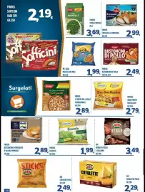 Volantino Orizzonte Supermercati Pagina 12: AIA Kebab di pollo e tacchino €3,49, McCain Patate Kid Smile €1,99