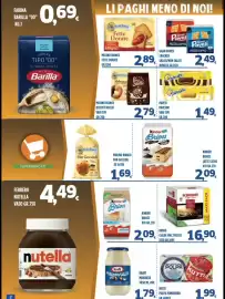 Volantino Orizzonte Supermercati Pagina 2: Kinder Brioss Latte Cacao €2,09, Polpa pomodoro Mutti €1,99