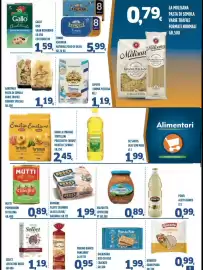 Volantino Orizzonte Supermercati Pagina 9: Tonno Asdomar €5,99, Roberto Gran Piada €0,99