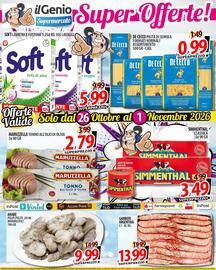 Volantino Il Genio Supermercato settimana 44 Pagina 6: il Genior Super Offerte! Supermercato SOFT LAVATRICE FUSTONE 5,250 KG