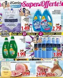 Volantino Il Genio Supermercato settimana 44 Pagina 1: il Genio Supermercato Super Offerte! EGGERMENT RIZZANTE ACQUA