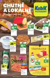 Kubík potraviny leták týden 44 Strana 1: Don Peppe Pizza Šunková €59,90, Sedita Rodinné €19,90