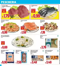 Volantino Galassia superstore Pagina 10: Filetto di tonno pinnagialla €1,79, Filetto di nasello Ocean 47 €3,79