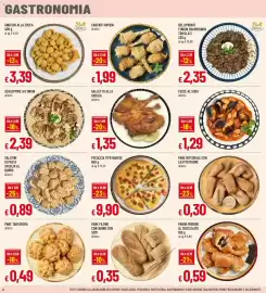 Volantino Galassia superstore Pagina 12: Scaloppine ai funghi €2,39, Focaccia tipo barese €9,90