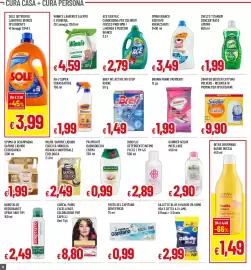 Volantino Galassia superstore Pagina 22: Pasta del Capitano dentifricio €0,99, Bref WC Active No Stop Igiene €1,49