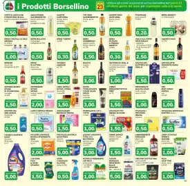 Volantino Basko Pagina 33: Liquido lavatrice Bio Presto Total 4+1 classico, color €3,00, Ammorbidente Fabuloso €2,00