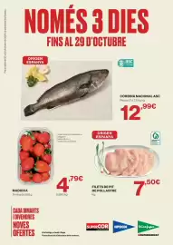 Catálogo El Corte Inglés Página 1: Origen - corvina nacional asc €12,99, Origen - filetes de pechuga de pollo €7,50