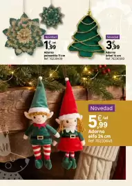 Catálogo Leroy Merlin Página 12: Adorno poinsettia €1,99, Adorno elfo 24 cm €5,99