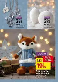 Catálogo Leroy Merlin Página 20: Adorno cascabel 20 cm €3,29, Figura zorro winter 30 cm €19,99