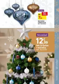 Catálogo Leroy Merlin Página 23: Estrella - set 32 bolas + €12,99, Cristal - set 4 bolas €7,99