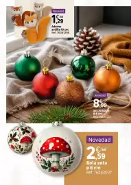 Catálogo Leroy Merlin Página 25: Set 30 bolys 6 cm €8,99, Bola seta €2,59