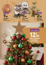 Catálogo Leroy Merlin Página 28: Rama - pino piñas €2,59, Adorno búho €1,59