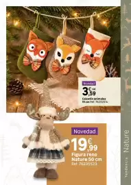 Catálogo Leroy Merlin Página 31: Calcetín animales €3,59, Reno - figura reno nature €19,99