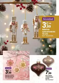 Catálogo Leroy Merlin Página 38: Cristal - adorno estrella €3,99, Cristal - set 4 bolas copos €7,99