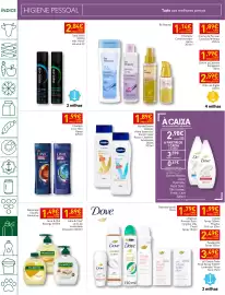 Folheto Recheio semana 44 Página 34: Vaseline gel de banho hidra essencial smooth care rosas e jasmim amêndoas doces €1,89