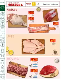 Folheto Recheio semana 44 Página 4: Frango Campestre Camponês Granel €3,69, Carne de porco €4,95