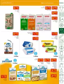 Folheto Recheio semana 44 Página 9: Creme vegetal planta original/sabor a manteiga €1,99, Leite amanhecer meio-gordo €0,63