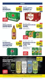 Catálogo Makro semana 44 Página 12: Cerveja Heineken €0,44, Fuze Tea ice tea €0,49