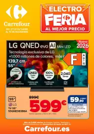 Folleto Carrefour Página 1: Lg - tv 55 55qned83b6a €599,00
