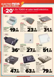 Folleto Carrefour Página 10: Ufesa manta térmica softy fleece €47,92, Solac almohadilla helsinki ct8696 €36,00