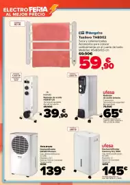 Folleto Carrefour Página 12: Orbegozo Toallero TH8002 €59,90, Ufesa deshumidificador harmony dry 1000 €145,00