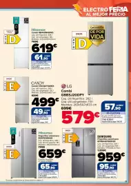 Folleto Carrefour Página 21: Candy Combi CNCQ2T620EX €499,00, LG Combi GBBSJ20DPY €579,00