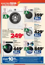 Folleto Carrefour Página 22: Icecool lavadora icl128id €249,00, Cecotec lavadora 12450 €359,00